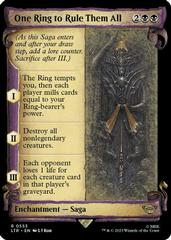 One Ring to Rule Them All [Showcase] Magic Lord of the Rings Prices
