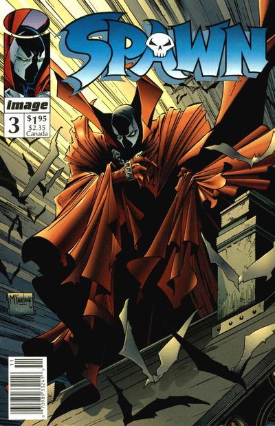 Spawn [Newsstand] #3 (1992) Comic Books Spawn