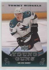 Tommy Wingels #243 Hockey Cards 2010 Upper Deck Prices