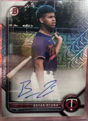Bryan Acuna Baseball Cards 2022 Bowman Chrome Mega Box Mojo Autographs Prices