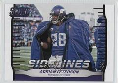Adrian Peterson #3 Football Cards 2016 Panini Score Sidelines Prices