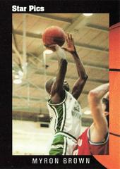 Myron Brown #43 Basketball Cards 1991 Star Pics Prices