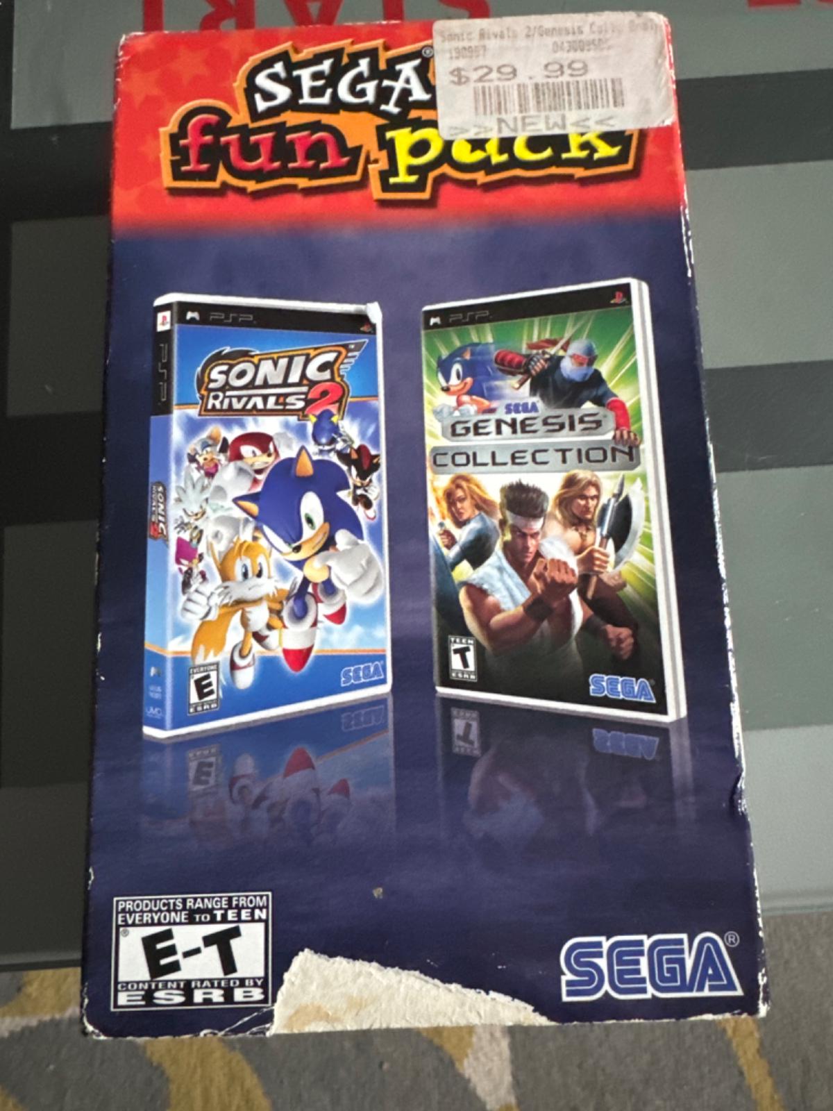 Sega Fun Pack - Sonic Rivals 2 And Genesis Collection Pack Prices PSP ...