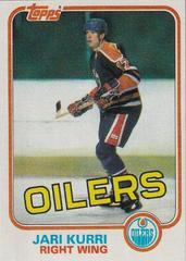 Jari Kurri Hockey Cards 1981 Topps Prices