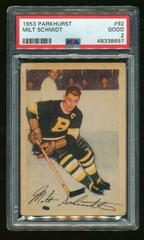Milt Schmidt #92 Hockey Cards 1953 Parkhurst Prices