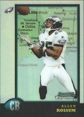 Allen Rossum [Interstate Refractors] #195 Football Cards 1998 Bowman Chrome Prices