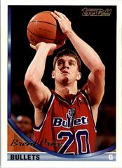 Brent Price #71 Basketball Cards 1993 Topps Gold Prices
