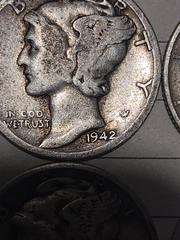 1942/1 Coins Mercury Dime Prices