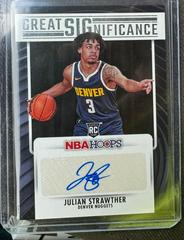 Julian Strawther #GS-SWR Basketball Cards 2023 Panini Hoops Great SIGnificance Prices