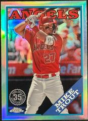 Mike Trout #88CU-2 Baseball Cards 2023 Topps Chrome Update 1988 Prices