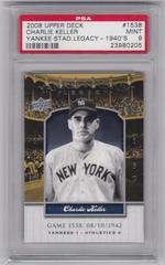 Charlie Keller Baseball Cards 2008 Upper Deck Yankee Stadium Legacy 1940's Prices