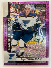 Tage Thompson [Violet] Hockey Cards 2017 O Pee Chee Platinum Prices