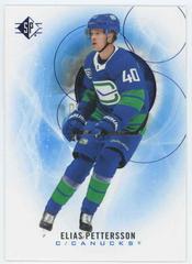 Elias Pettersson [Blue] Hockey Cards 2020 SP Prices