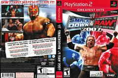Artwork - Back, Front | WWE Smackdown vs. Raw 2007 [Greatest Hits] Playstation 2