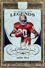 Jerry Rice [Sapphire] #100 Football Cards 2019 Panini Flawless Prices