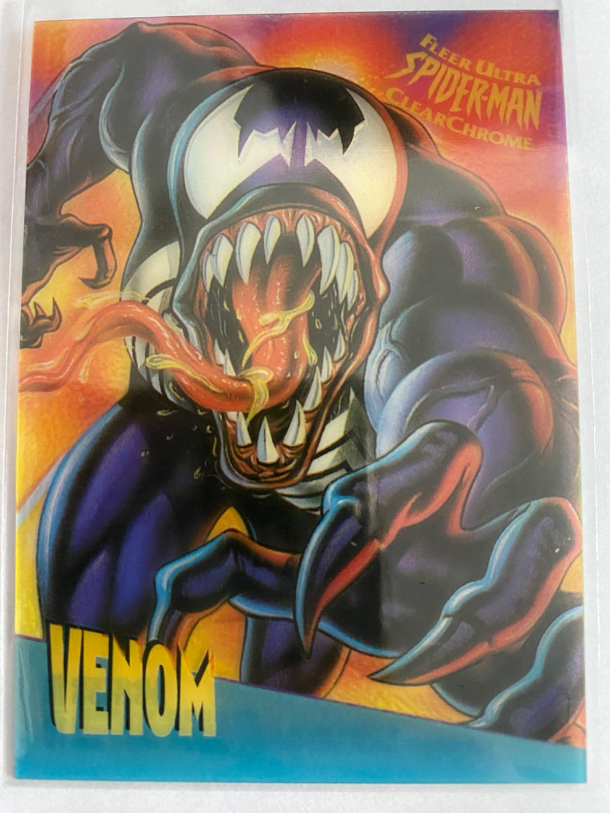 Venom [Clear Chrome] #10 Marvel 1995 Ultra Spider-Man