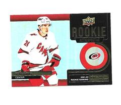 Seth Jarvis [Gold] Hockey Cards 2022 Upper Deck Rookie Retrospective Prices