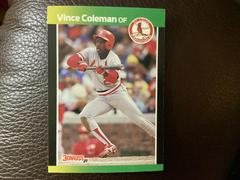 Vince Coleman #19 Baseball Cards 1989 Donruss Baseball's Best Prices