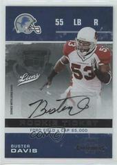Buster Davis [Autograph] #122 Football Cards 2007 Playoff Contenders Prices