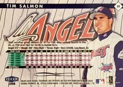 Rear | Tim Salmon Baseball Cards 1998 Fleer Tradition