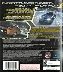 Back Cover | Need for Speed Carbon Playstation 3