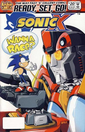 Sonic X #20 (2007) Cover Art