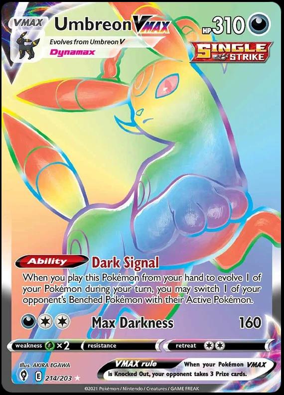 Umbreon VMAX 214 Prices Pokemon Evolving Skies Pokemon Cards