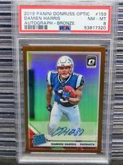 Damien Harris [Bronze] #159 Football Cards 2019 Donruss Optic Rated Rookie Autographs Prices