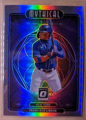 Francisco Lindor [Holo] Baseball Cards 2021 Panini Donruss Optic Mythical Prices