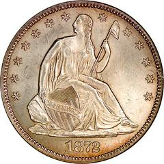 1872 Coins Seated Liberty Half Dollar Prices