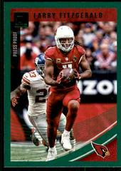 Larry Fitzgerald [Press Proof Green] #2 Football Cards 2018 Donruss Prices