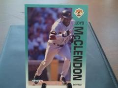 Lloyd McClendon #560 Baseball Cards 1992 Fleer Prices