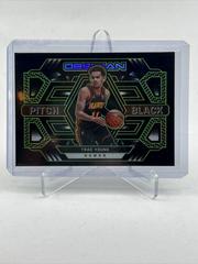 Trae Young [Green] Basketball Cards 2021 Panini Obsidian Pitch Black Prices