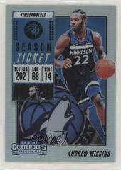Andrew Wiggins [Premium] #51 Basketball Cards 2018 Panini Contenders Prices