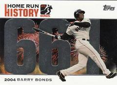 Barry Bonds Baseball Cards 2006 Topps Barry Bonds Home Run History Prices