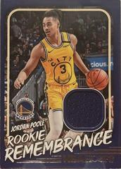 Jordan Poole #RR-JPG Basketball Cards 2022 Panini Hoops Rookie Remembrance Prices