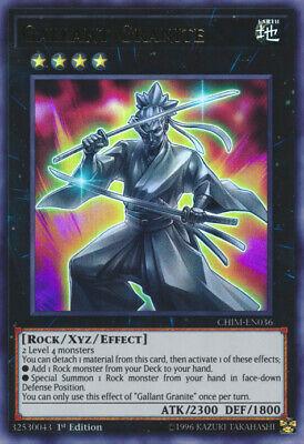 Gallant Granite [1st Edition] CHIM-EN036 YuGiOh Chaos Impact