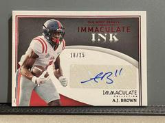 A. J. Brown [Ruby] Football Cards 2022 Panini Immaculate Collegiate Ink Autographs Prices