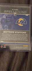 Back | Matthew Stafford Basketball Cards 2021 Panini Donruss Elite Spellbound