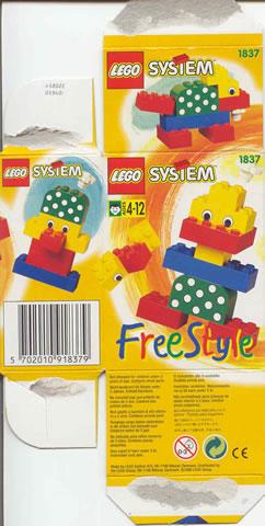 FreeStyle Duck #1837 LEGO FreeStyle