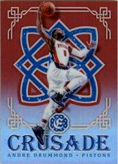 Andre Drummond [Red] #55 Basketball Cards 2016 Panini Excalibur Crusade Prices