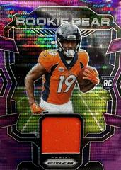 Marvin Mims [Purple] #RG-MMS Football Cards 2023 Panini Prizm Rookie Gear Prices
