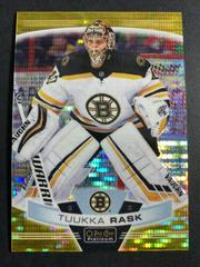 Tuukka Rask [Seismic Gold] #101 Hockey Cards 2019 O Pee Chee Platinum Prices
