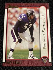 Ray Lewis [Gold] #27 Football Cards 1999 Bowman Prices