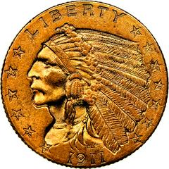 1911 D [STRONG D] Coins Indian Head Quarter Eagle Prices
