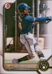 Jackson Chourio #BP-79 Baseball Cards 2022 Bowman Paper Prospects Prices