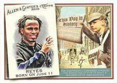 Jose Reyes #TDH28 Baseball Cards 2010 Topps Allen & Ginter This Day in History Prices
