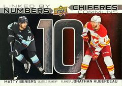 Beniers & Huberdeau #LN-4 Hockey Cards 2024 Tim Horton's Greatest Duos Linked by Numbers Prices