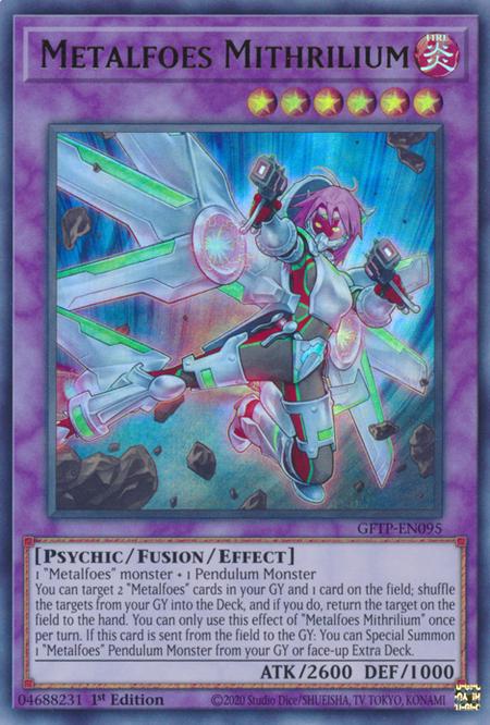 Metalfoes Mithrilium GFTP-EN095 YuGiOh Ghosts From the Past