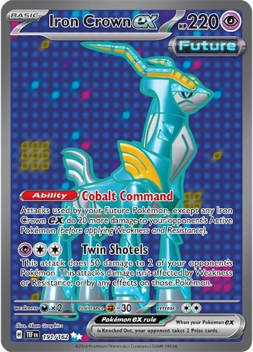 Iron Crown ex #191 Pokemon Temporal Forces